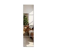 TRAHOME Lot de 4 miroirs muraux Pleine Longueur, 30,5 cm x 4 pièces, Miroir Mural en Verre sans Cadre pour Salle de Sport, Chambre à Coucher, Salon, au-Dessus de la Porte