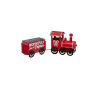FEERIC CHRISTMAS - Déco de Noël Grand Train en Métal Rouge L 66 cm