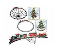 Train électrique à piles pour sapin de Noël
