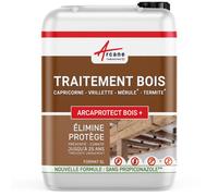 Traitement bois insectes champignons sur poutres, charpentes, parquets - ARCAPROTECT BOIS - 5 L