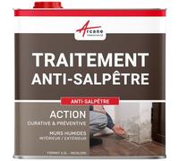 ARCANE INDUSTRIES Traitement du salpêtre, antisalpêtre pour Murs humides, Hydrofuge, Anti moisissure : Antisapêtre - 2.5 L (jusqu'à 10 m