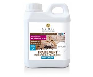 Traitement insecticide fongicide - xylophage - sans odeur - 5 litres Mauler