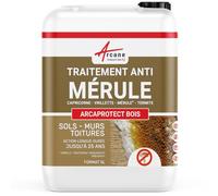 Traitement ""anti mérule"" : Traitement des bois, murs, caves, charpente - 5 L