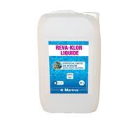 Traitement piscine Mareva REVA KLOR 20L Hypochlorite de Sodium Chlore Liquide avec anti-tartre