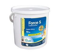 Traitement piscine OCEDIS désinfectant multifonction piscine FORCE 5 galets 250gr seau 10kg