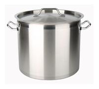 Traiteur - BAUMALU - Inox - Ø 40 cm - 40 L - Couvercle inox
