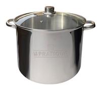 Traiteur Inox + Couvercle Verre ø 28 Cm - 14 L - Le Pratique