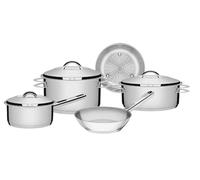 Tramontina Batterie de Cuisine Solar en Acier Inoxydable Triple Fond et Couvercles 5 Pièces