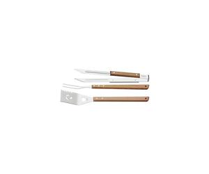 Tramontina Churrasco - Kit barbecue Churrasco. 3pcs. Inox et bois.