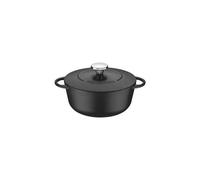Casserole Tramontina Trento 20906/024 avec couvercle, en fonte/fonte d'aluminium, diamètre 24 cm, compatible avec les plaques à induction