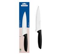Tramontina - Couteau de chef - Plenus - Noir - 18 cm - Acier inoxydable
