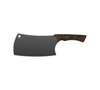 Tramontina - Feuille de boucher Black 17,5cm. 1pc inox et bois | La lame robuste coupe facilement les os durs et les légumes durs, offrant une prise en main sûre pour les cuisines
