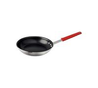 Tramontina Poêle à frire anti-adhésive avec poignée amovible en silicone rouge pour plaques électriques, gaz et vitrocéramiques, ustensiles de cuisine en aluminium, 30 cm, 3 litres, 27803602