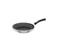 Tramontina Poêle à frire anti-adhésive avec poignée en silicone pour plaques à induction, électriques, gaz et vitrocéramique, 24 cm, 1,6 l, 20888024, gris foncé