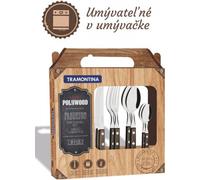 Tramontina Polywood Set de couverts 24 unités Marron Marron One Size