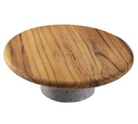 Tramontina - Support pour gâteau Provence Ø26x9cm. Bois de teck