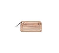 Tramontina - TRAMONTINA- Planche à Découper Kitchen 33x20x1,8cm en Bois de Teck FSC - Rigole à Jus pour viande. Qualité Premium, Durable et Écologique. Parfaite pour Préparer et Servir.