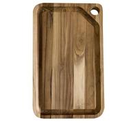 Tramontina - TRAMONTINA- Planche à Découper Kitchen 40x24x1,8cm en Bois de Teck FSC - Rigole à Jus pour viande. Qualité Premium, Durable et Écologique. Parfaite pour Préparer et Servir.
