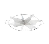 Tranche à Gâteau Ronde et Trancheuse à Tarte, Pâtisserie Slicer, Marqueur de Portions de Gâteau, Coupe 6/7/8, Outil de Tranchage de Gâteau Antirouille, Séparateur de Gâteau pour Cuisine, 7 Tranches