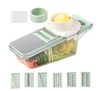 Tranche de légumes, hachoir à oignon - Hachoirs à oignons portables avec contenant,Dicer alimentaire multifonctionnel manuel réutilisable pour la cuisine à la maison, salade, frire française, fruits