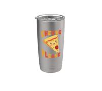 Tranche de pizza mignonne Cheese Please Kawaii Food Gobelet isotherme en acier inoxydable double paroi