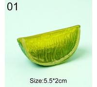 Tranches De Fruits Artificiels, Fausse Banane, Pomme, Citron, Orange, Fausse Nourriture, Ornement Artisanal, Décoration De La Maison, 1 Pièce