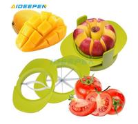 Trancheur de fruits multifonction - 4 en 1 - Base solide - Trancheuse pomme - Trancheuse poire