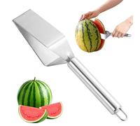 Trancheur de pastèque avec manche ergonomique multifonction avec | Trancheuse pastèque triangulaire en acier inoxydable pour cuisine maison, fruits, dessert, réunion de famille