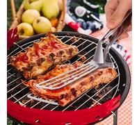 Trancheur, Support, Trancheur à Fourchette en Acier Inoxydable pour Oignons, Convient pour les Oignons Verts, les Oignons, l'Ail, les Fruits et les Légumes, Outil de Cuisine Portable, Accessoire de Cu
