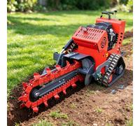 Trancheuse à chaîne, mini trancheuse agricole pour l'irrigation paysagère, l'installation de drainage, les lignes d'arrosage et les travaux de jardin