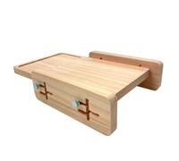 Trancheuse à en bois : guide de coupe réglable, guide pour couper le avec plateau à miettes, pour couper | Grille de coupe horizontale pour cuire dans la cuisine, maman, gâteaux, To