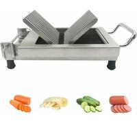 Trancheuse à Fromage Commerciale en Acier Inoxydable avec Fil - Coupe-Fromage Professionnel pour la préparation du Beurre, des toasts et des Planches de charcuterie