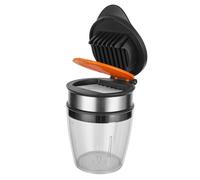 Trancheuse à Fruits en Acier Inoxydable, Découpe Uniforme, Usage Maison | ABS et PC, pour Bananes et Tomates, Pratique en Extérieur, Salade de Fruits, Moins de Salissures