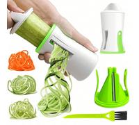 Trancheuse à légumes portable à main, coupe-spirale à légumes, machine à faire des nouilles de courgette, convient pour les repas sains, applicable pour la courgette, le concombre, la carotte, facile 