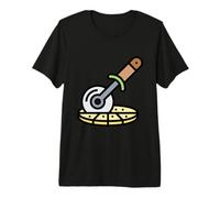 Trancheuse à Pizza pour Tarte Chef Cook T-Shirt Haut de Gamme