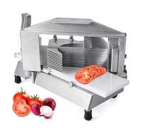 Trancheuse de légumes commerciale, trancheuse manuelle de pommes de terre, lame en acier inoxydable et planche à découper intégrée, pour concombres, tomates, oignons, julienne