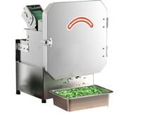 Trancheuse de légumes électrique commerciale, 150 kg/h, coupe-fruits robuste avec bande transporteuse, épaisseur réglable de 1 à 35 mm pour oignons, concombres et plus encore