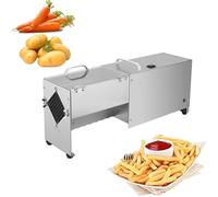Trancheuse de légumes électrique verticale avec 3 lames pour couper les patates douces, les carottes, les concombres - Capacité de 100 kg/h