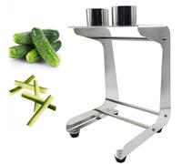 Trancheuse de légumes manuelle avec 2 lames, 10 tranches par minute, diamètre de coupe de 45 mm, idéal pour les bâtonnets de sushi (8 coupes et 12 coupes)