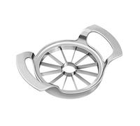 Trancheuse de pommes, coupe-pommes robuste, version améliorée, à 12 lames, extra large, lame tranchante en acier inoxydable adaptée pour couper les pommes jusqu'à 4 pouces (Grissei)