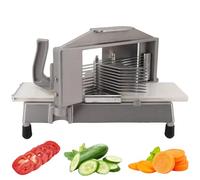 Trancheuse de tomates commerciale, coupe-légumes manuel robuste avec lames en acier inoxydable, trancheuse alimentaire avec poignée ergonomique et pieds antidérapants pour restaurant, épicerie fine et