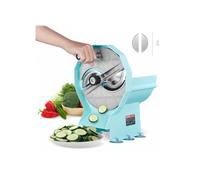 Trancheuse Manuelle pour Légumes et Fruits, épaisseur réglable 0-12 mm, double alimentation, inox