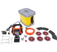 Trancheuse, puissante 5200W, grande vitesse 10500 tr/min, ROUGE CIRCUIT