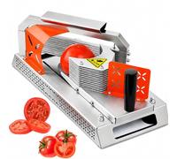 Trancheuse tomates commerciale, coupe-tomates acier inoxydable avec 3 lames