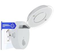 Trango Veilleuse à capteur LED 2636-016 *NITE* en blanc avec fonction automatique directe 230V avec détecteur de mouvement Éclairage de sécurité, Lampe à douille, Applique murale, Lampe d'orientation