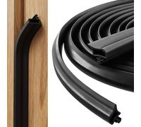 TranRantic 6M Joint de Porte en Caoutchouc Entree Bruit, Noir | Joint de Porte Contre Poussière pour Espace de 2,5 à 3,5 mm, Join de Bande pour Portes Fenêtres