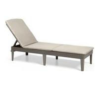 Transat Bain de soleil Allibert by KETER Jaipur Résine imitation rotin tressé Cappucci Rotin G