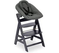 Hauck Chaise haute Alpha Plus – Set nouveau-né – Gris foncé