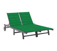 Helloshop26 Transat double 2 places - Gris