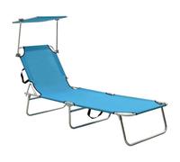 Helloshop26 Transat pliant - Bleu